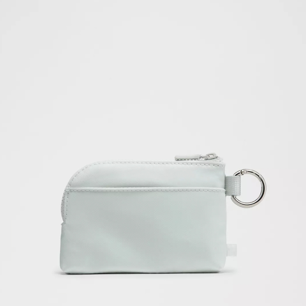 lululemon athletica Silver Clippable Card Pouch Keychain Pouch - Picture 2 of 3